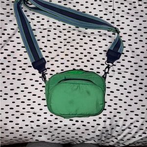 Aerie green pop belt bag